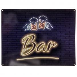 Metallskylt Bar