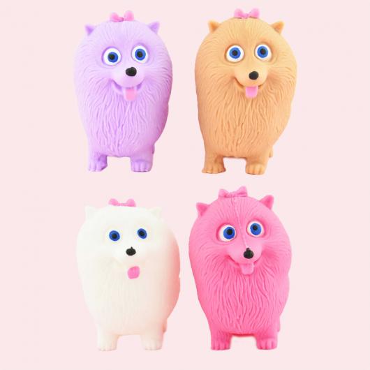 Squeeze Leksak Hund Pomeranian