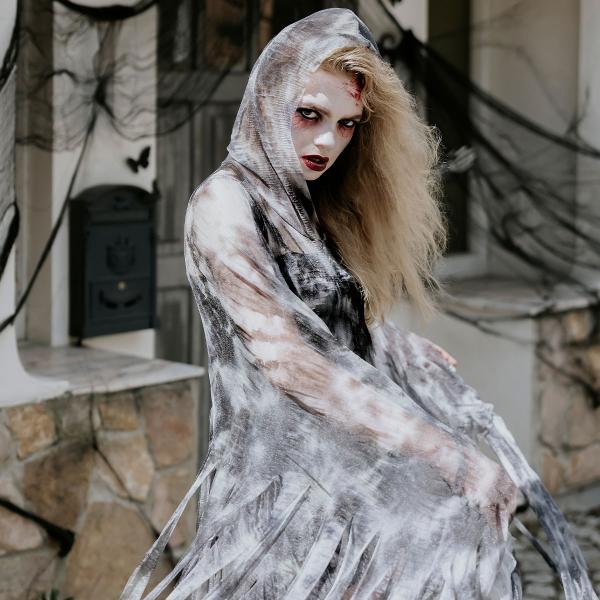 Zombie Cape med Huva