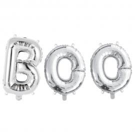 Boo Folieballong Silver