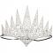 Prinsess Tiara Silver Glitter