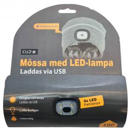 Mössa med LED Lampa