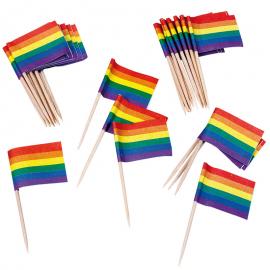 Cocktailpinnar Prideflagga