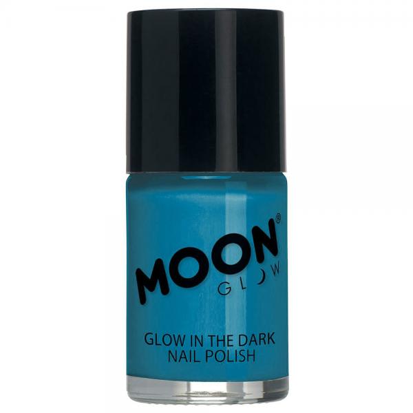 Moon Glow Sjlvlysande Nagellack Bl