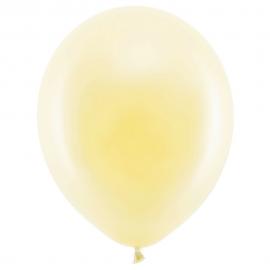 Rainbow Latexballonger Pastell Elfenbensvita