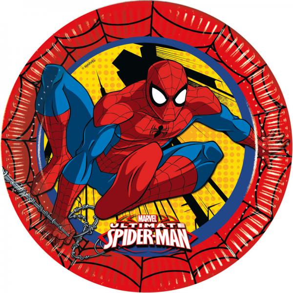 Spiderman Papptallrikar