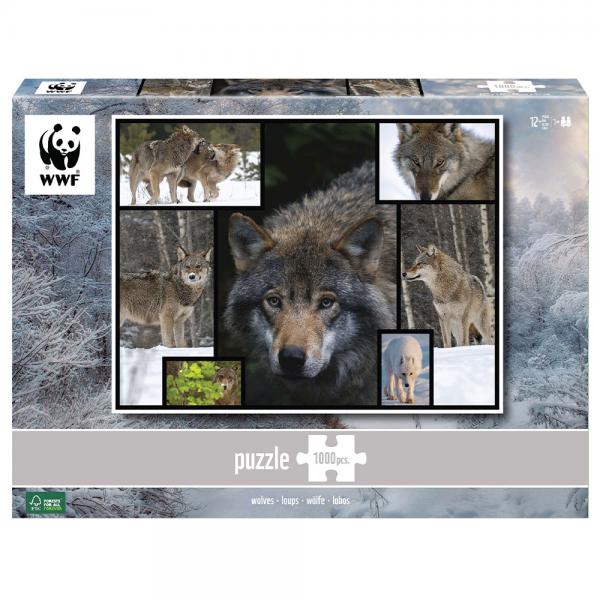 WWF Vargar Pussel 1000 Bitar