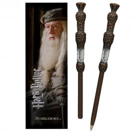 Dumbledore Trollstav Penna & Bokmärke