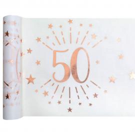 Bordslöpare 50 År Birthday Party Roseguld