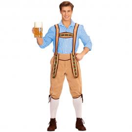 Beige Lederhosen Oktoberfest X-Large