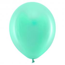 Rainbow Små Latexballonger Pastell Mintgröna 100-pack