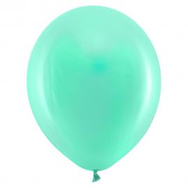Rainbow Små Latexballonger Pastell Mintgröna 100-pack