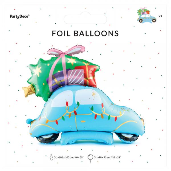 Folieballong Julbil