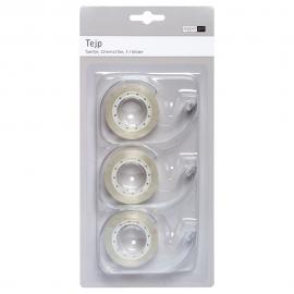 Tejp med Hållare 3-pack