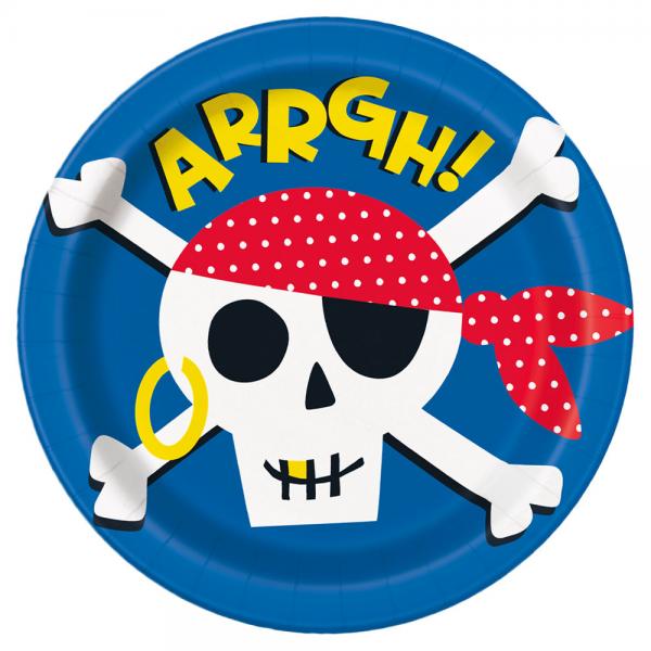 Pirat Papptallrikar Ahoy