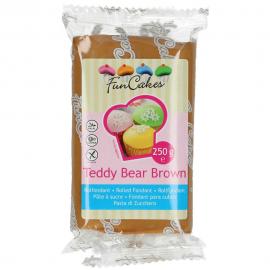 Sockerpasta Teddy Bear Brown 250 g