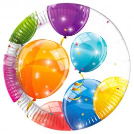 Sparkling Balloons Papperstallrikar