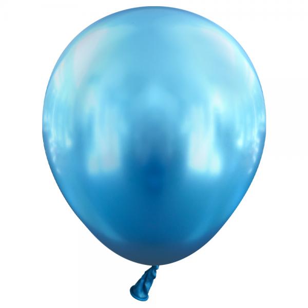 Miniballonger Chrome Bl 100-pack