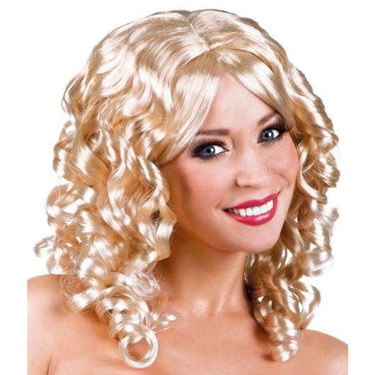 Lockig Cocktail Peruk Blond