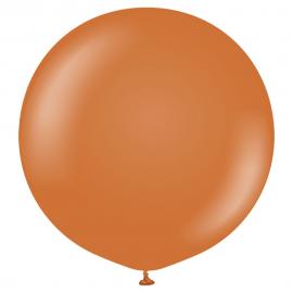 Ljusbruna Gigantiska Latexballonger Caramel Brown 2-pack