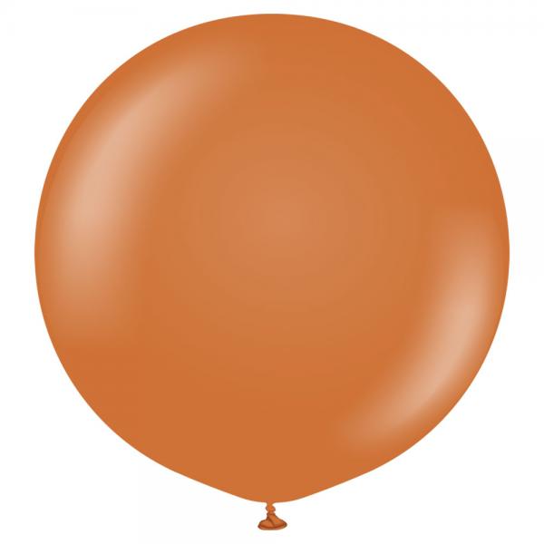Ljusbruna Gigantiska Latexballonger Caramel Brown 2-pack