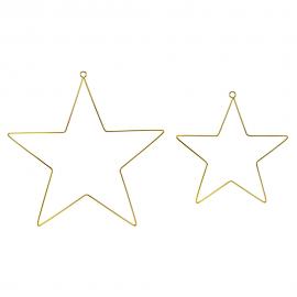 Guld Stjärnor Hängande Dekorationer