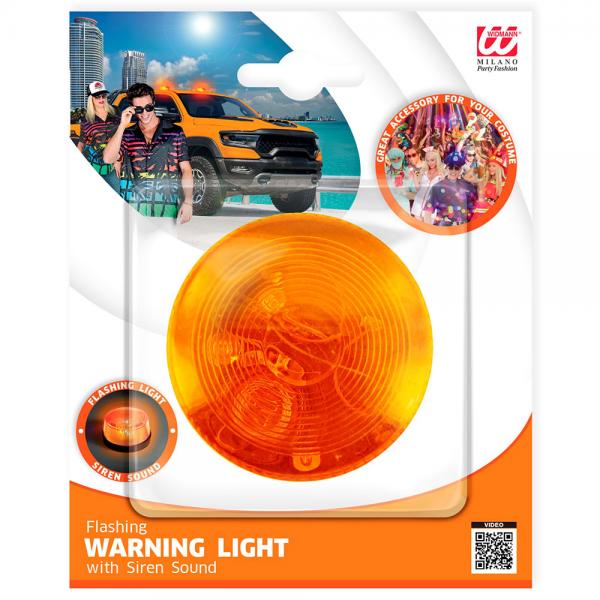 Orange Blinkande Varninglampa