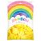 Rainbow Latexballonger Metallic Gula 100-pack