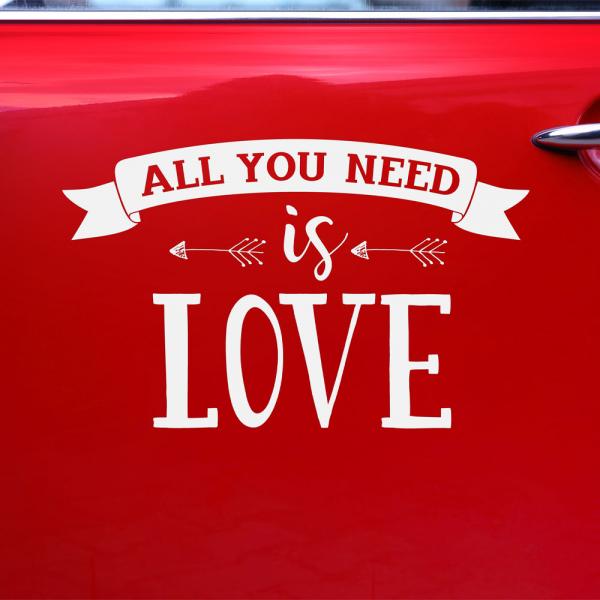 All You Need Is Love Bildekal
