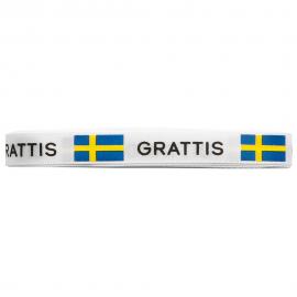 Grattis Sidenband Sverigeflaggor