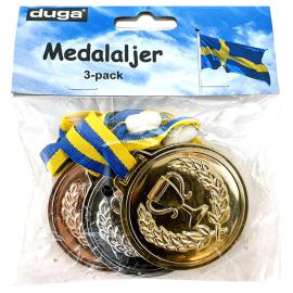 Sverige Medaljer 3-pack