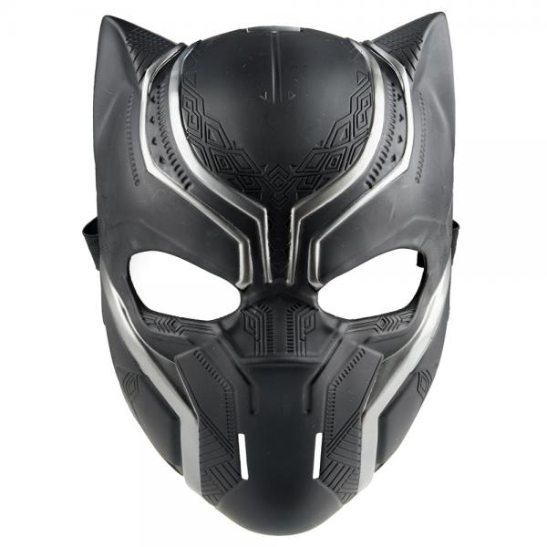 Svart Superhjlte Mask