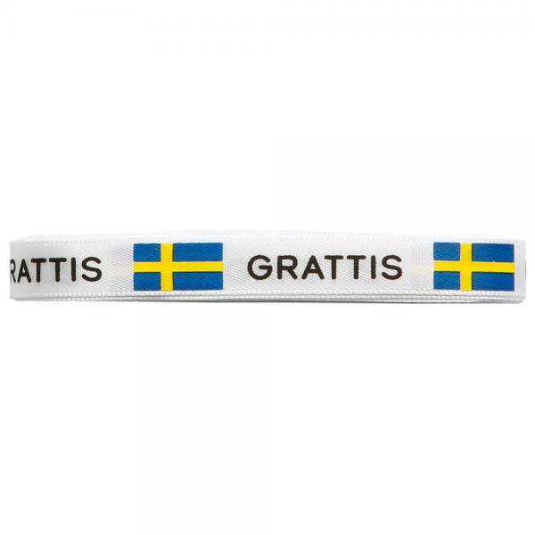 Grattis Sidenband Sverigeflaggor