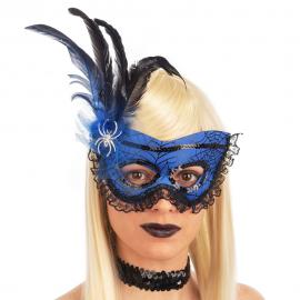 Venetiansk Ögonmask Spindelnät Blå