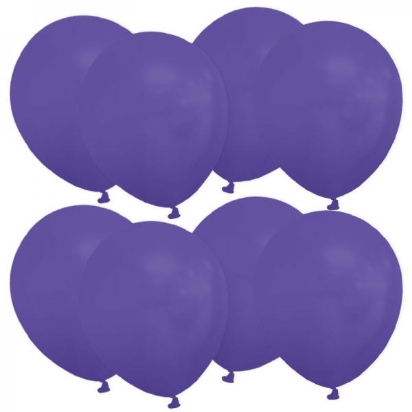 Lila Miniballonger Purple 100-pack