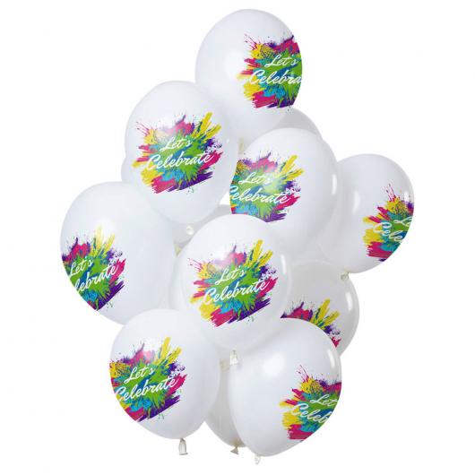 Color Splash Let's Celebrate Ballonger Latex