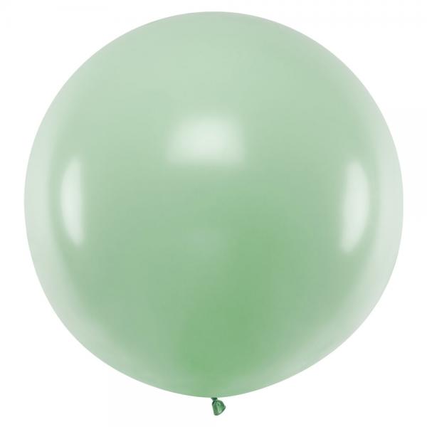 Gigantisk Latexballong Pastell Pistaschgrn