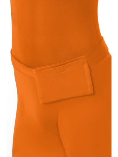 Second Skin Orange med Väska Maskeraddräkt
