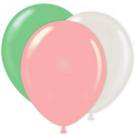 Ballonger Kombo Pastell Rosa/Grön/Vit