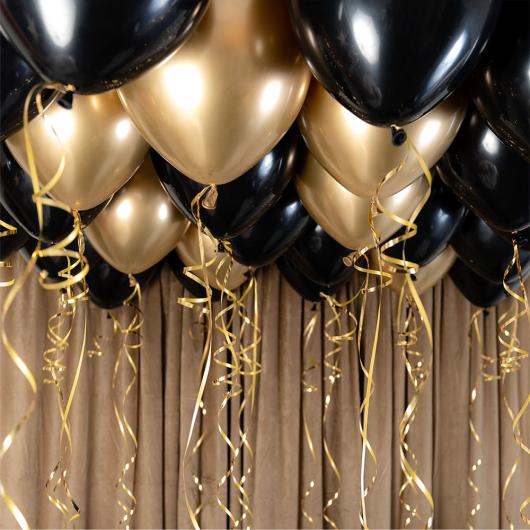Ballongtak Kit Svart & Guld