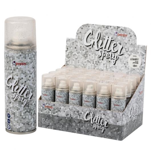 Silver Glitter Hrspray
