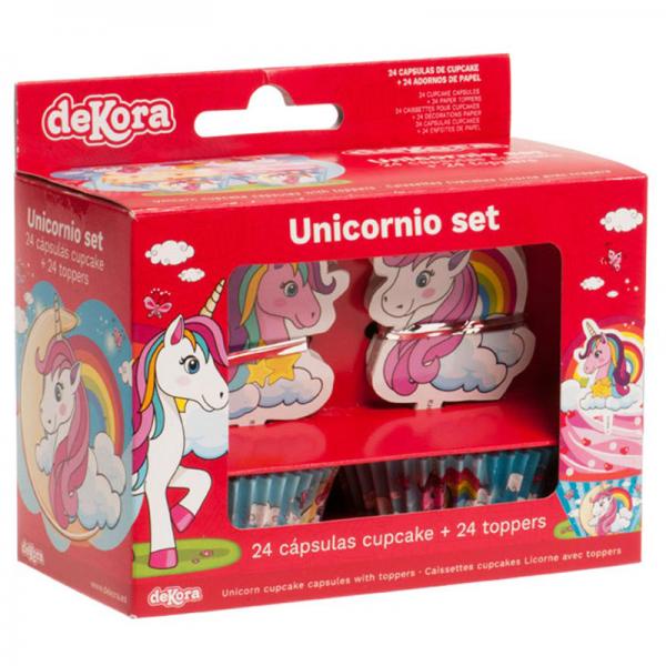 Unicorn Cupcakes Set