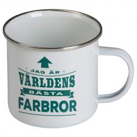 Jag Är Världens Bästa Farbror Retro Mugg