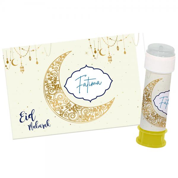 Eid Mubarak Spbubblor Etiketter