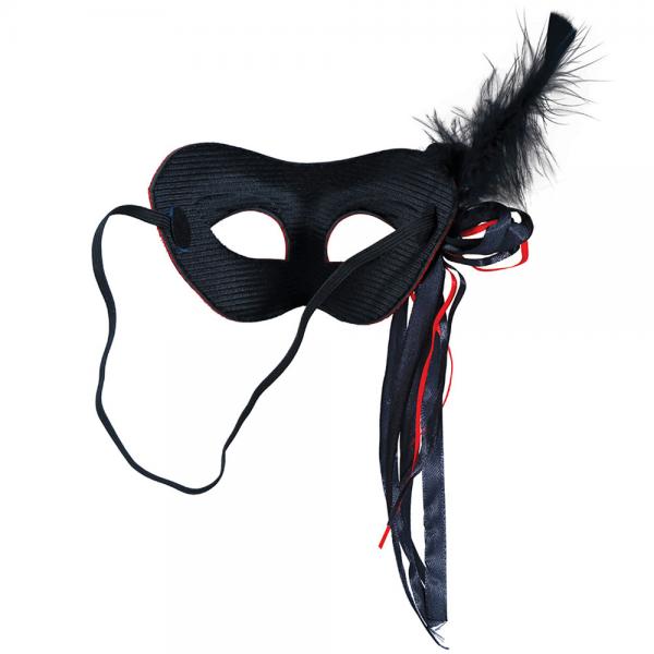 Svart Paljett Ögonmask