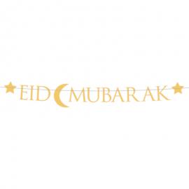 Eid Mubarak Girlang Guld