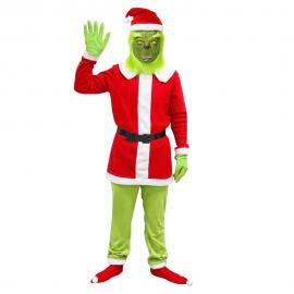 Grön Jul Grinchen Dräkt