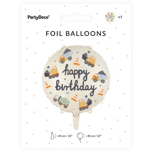 Folieballong Byggfordon