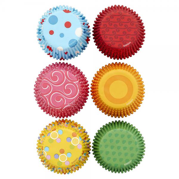 Muffinsformar Colorful Storpack