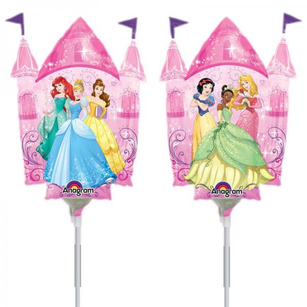 Folieballong Slott Disney Prinsessor